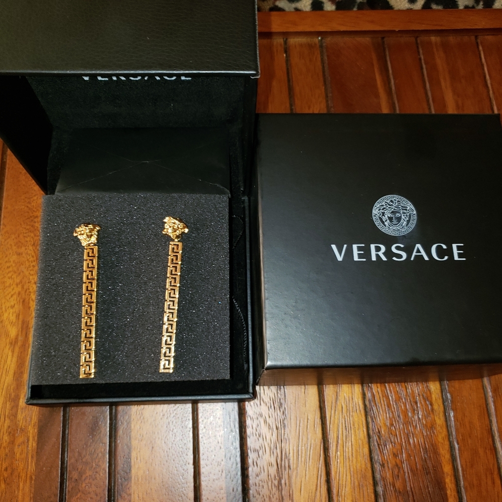 Authentic Gold Versace Earrings